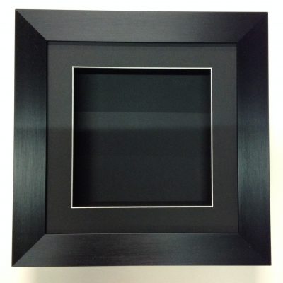 10x10 BLACK (55mm) DEEP 3D SHADOW BOX,CASTS,FLOWERS,MEDALS,3D FRAMING