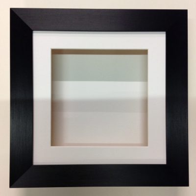 8 X 8 BLACK-55mm-DEEP-3D-SHADOW-BOX-CASTS-FLOWERS-MEDALS-3D-FRAMING