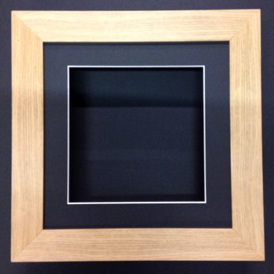 10x10 OAK EFFECT (55mm) DEEP 3D SHADOW BOX,CASTS,FLOWERS,MEDALS,3D FRAMING