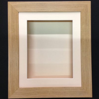 10x8 OAK EFFECT (55mm) DEEP 3D SHADOW BOX,CASTS,FLOWERS,MEDALS,3D FRAMING