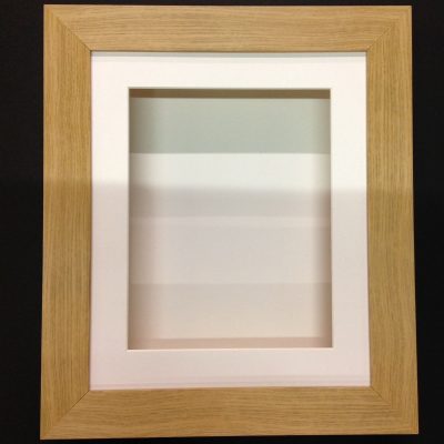 10x8 OAK EFFECT (55mm) DEEP 3D SHADOW BOX,CASTS,FLOWERS,MEDALS,3D FRAMING