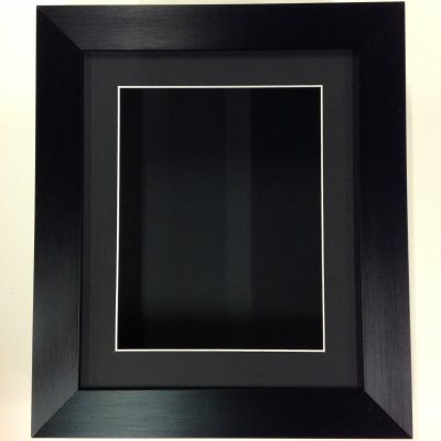 10x8 BLACK (55mm) DEEP 3D SHADOW BOX,CASTS,FLOWERS,MEDALS,3D FRAMING